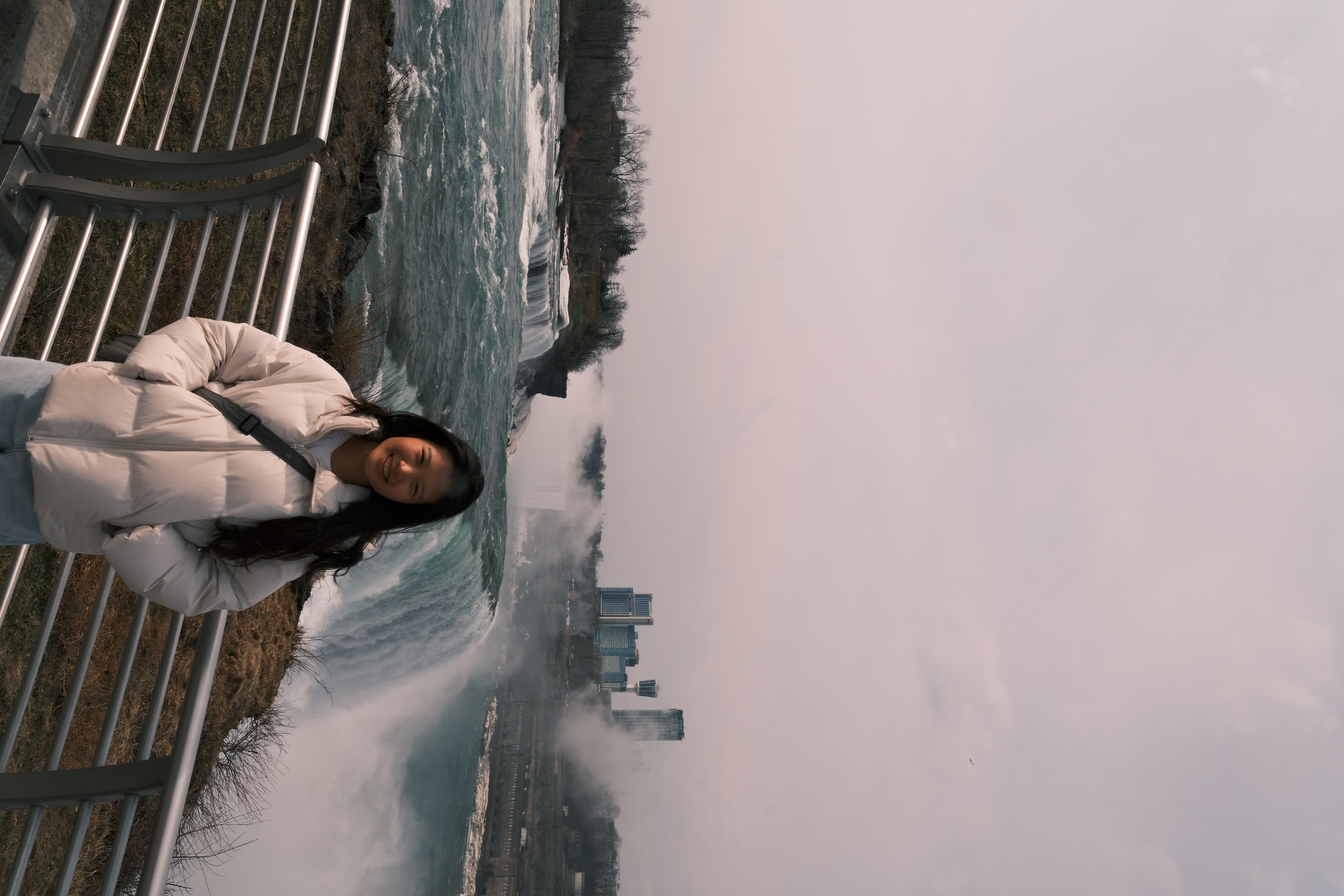 Shelia Teo at Niagara Falls